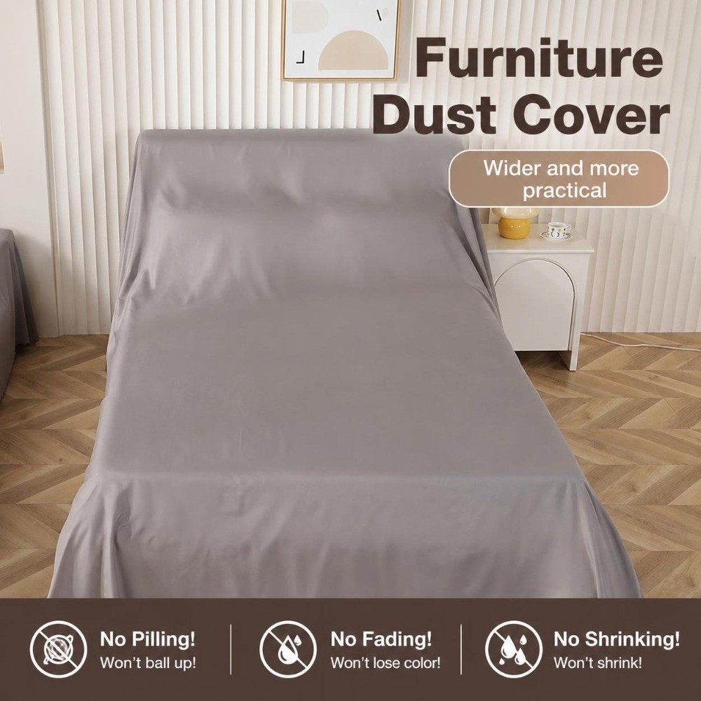 Outdoor Furniture Grey - Nefes Alabilen Kumaş Mobilya Toz Örtüsü,