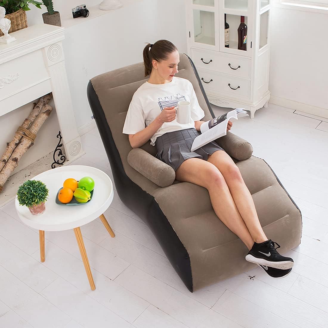 Outdoor Furniture Durable - Katlanır Tembel Kanepe, Şişme Şezlong Kalınlaşmış