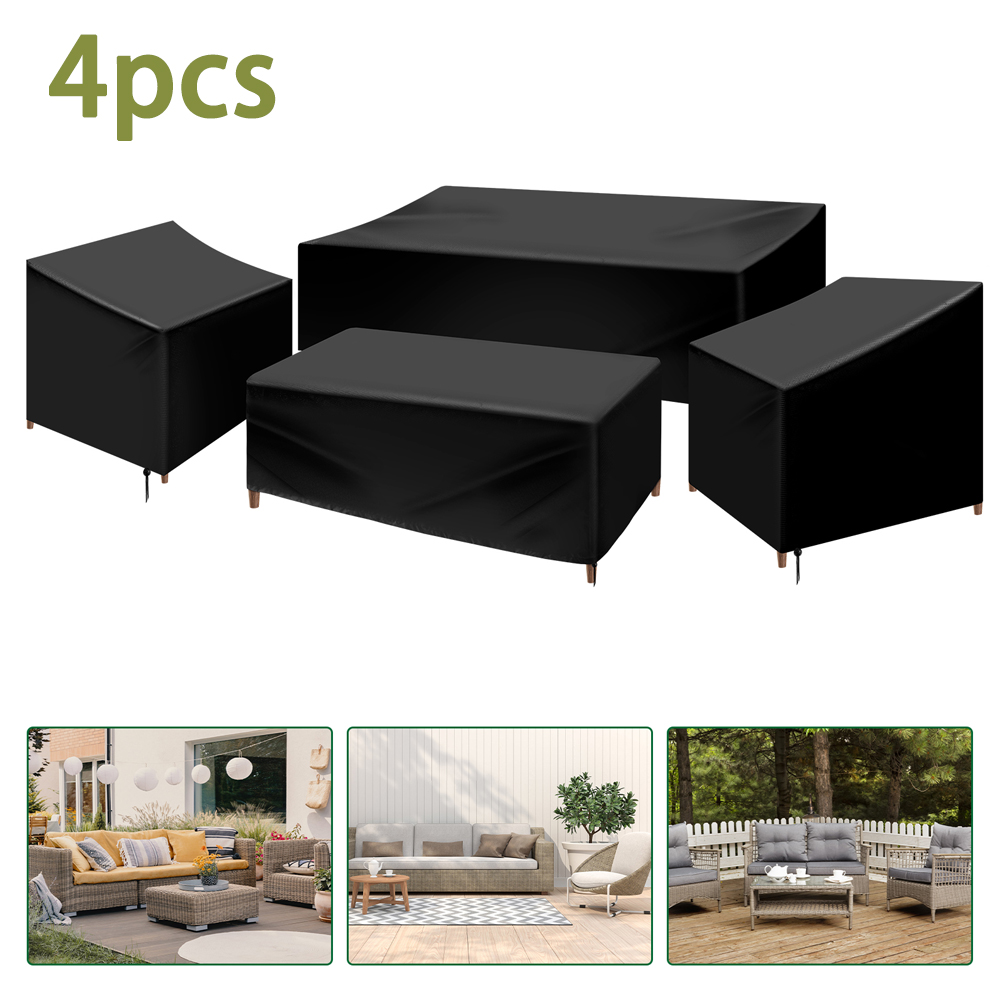 Outdoor Furniture Upholstery Near Me - 4 Parçalı Veranda Mobilyası Koruyucu Seti,