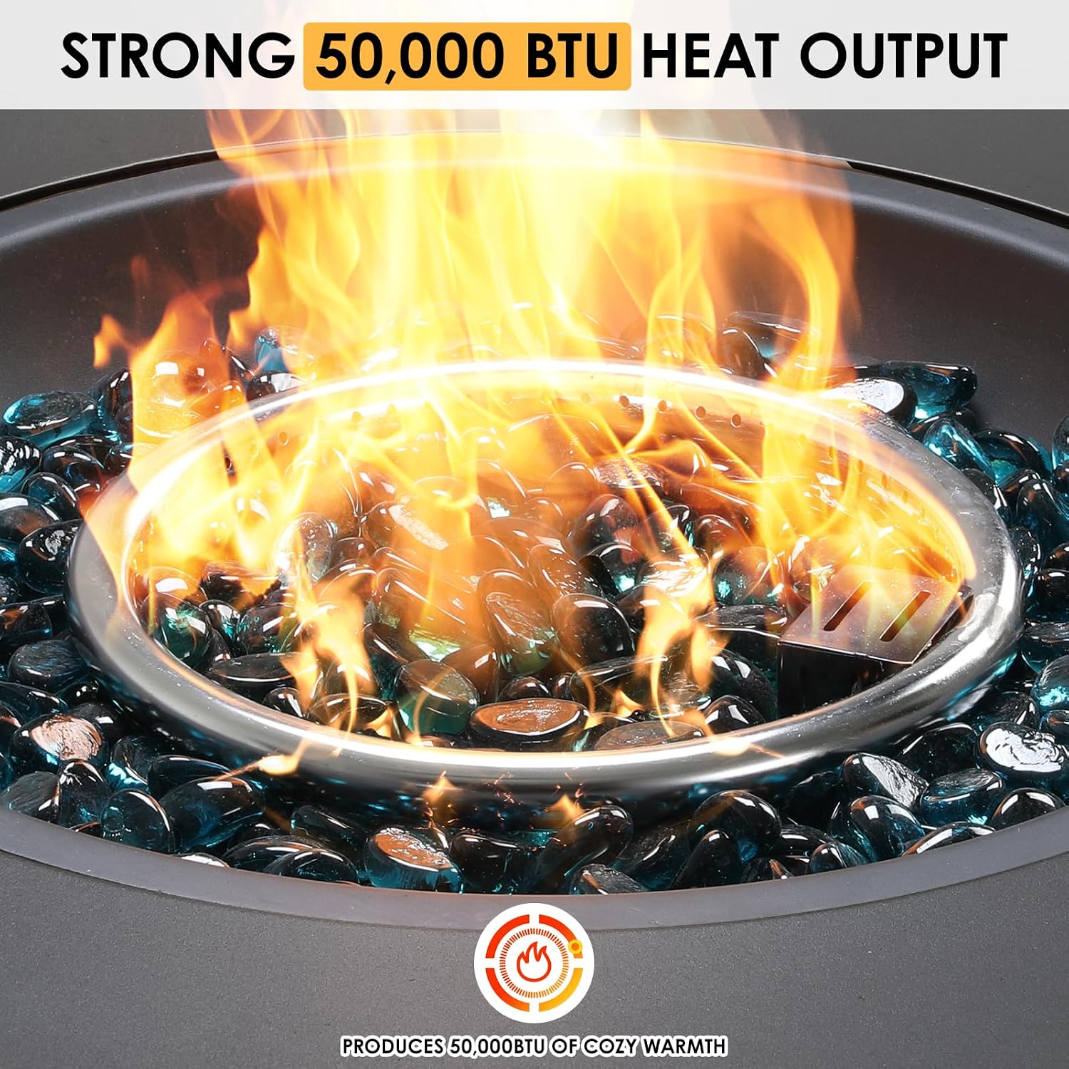 30 inç Yuvarlak Propan Ateş Çu - Outdoor Furniture With Fire Pit Table incelemesi ve fiyatı