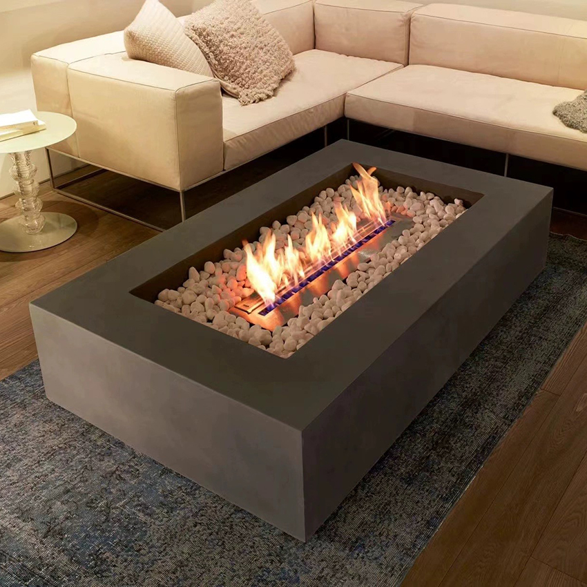 Modern Corten Çelik Şömine Gaz - Outdoor Furniture With Fire Pit Table incelemesi ve fiyatı