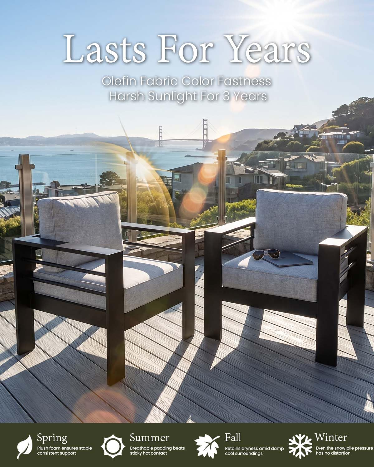 Açık Hava Alüminyum Mobilya Se - Outdoor Furniture With Fire Pit Table incelemesi ve fiyatı