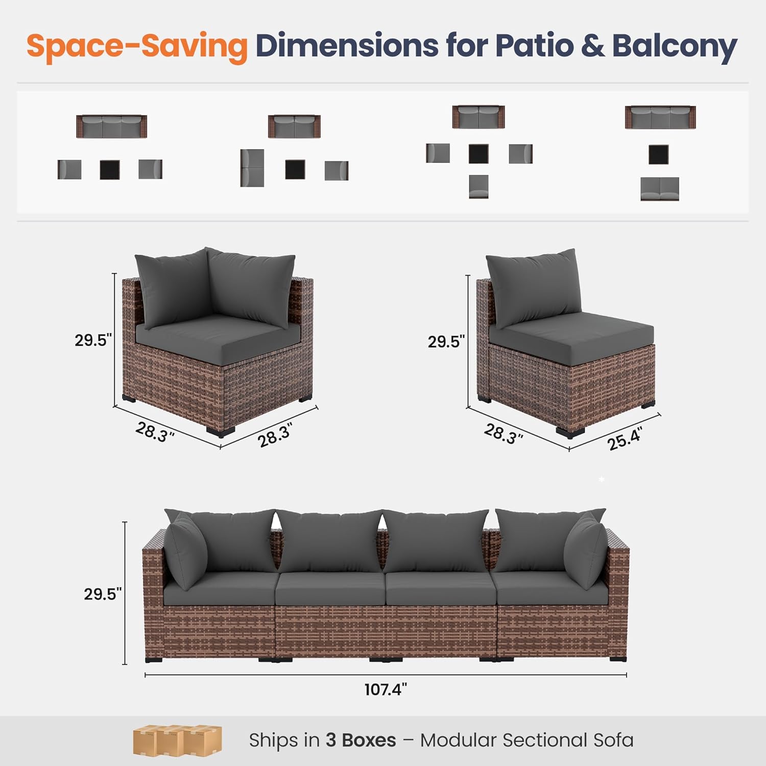 5 Parçalı Açık Hava Köşe Koltu - Outdoor Furniture Grey incelemesi ve fiyatı