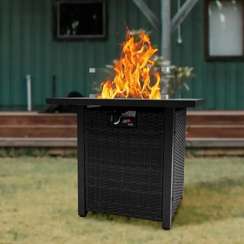 Hasır Dış Mekan Veranda Mobily - Outdoor Furniture With Fire Pit Table incelemesi ve fiyatı
