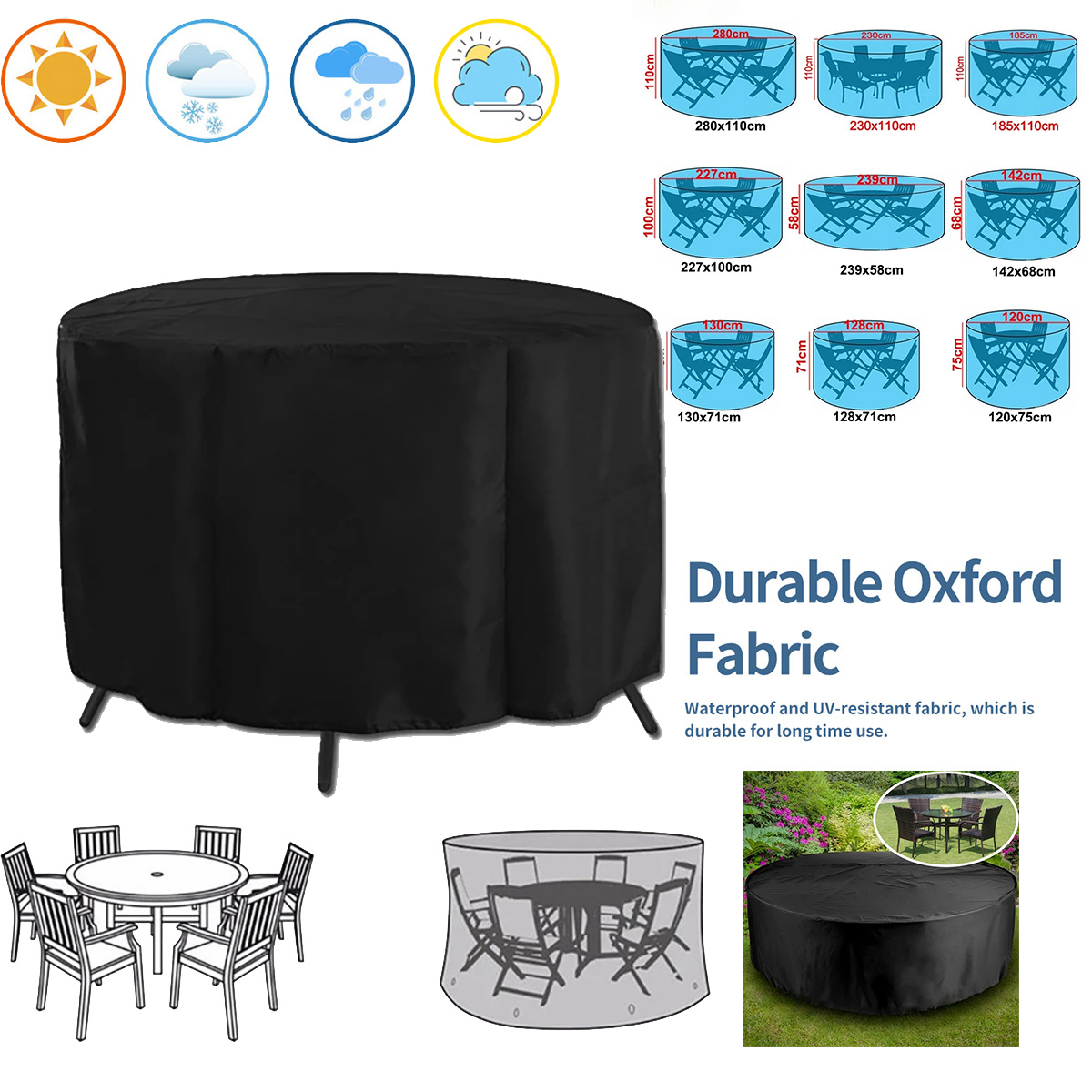 Yuvarlak Kapak Yuvarlak Dış Me - Outdoor Furniture Upholstery Near Me incelemesi ve fiyatı