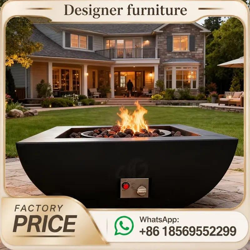 Özel Tasarım Dış Mekan Gazlı A - Outdoor Furniture With Fire Pit Table incelemesi ve fiyatı