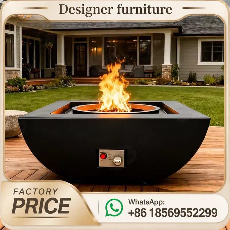 Özel Tasarım Dış Mekan Gazlı A - Outdoor Furniture With Fire Pit Table incelemesi ve fiyatı