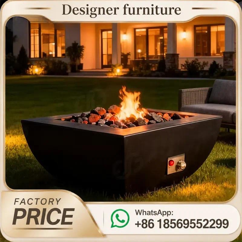 Özel Tasarım Dış Mekan Gazlı A - Outdoor Furniture With Fire Pit Table incelemesi ve fiyatı