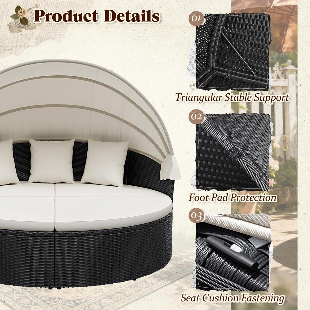 ABD Stoklu Veranda Mobilyası D - Outdoor Daybed Furniture incelemesi ve fiyatı