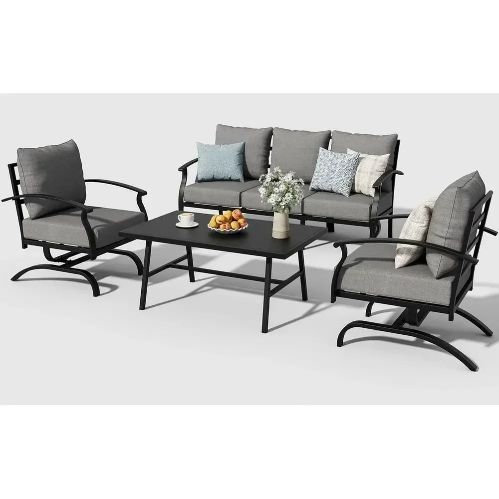 Gri Dış Mekan Metal Bahçe Mobi - Outdoor Furniture Grey incelemesi ve fiyatı