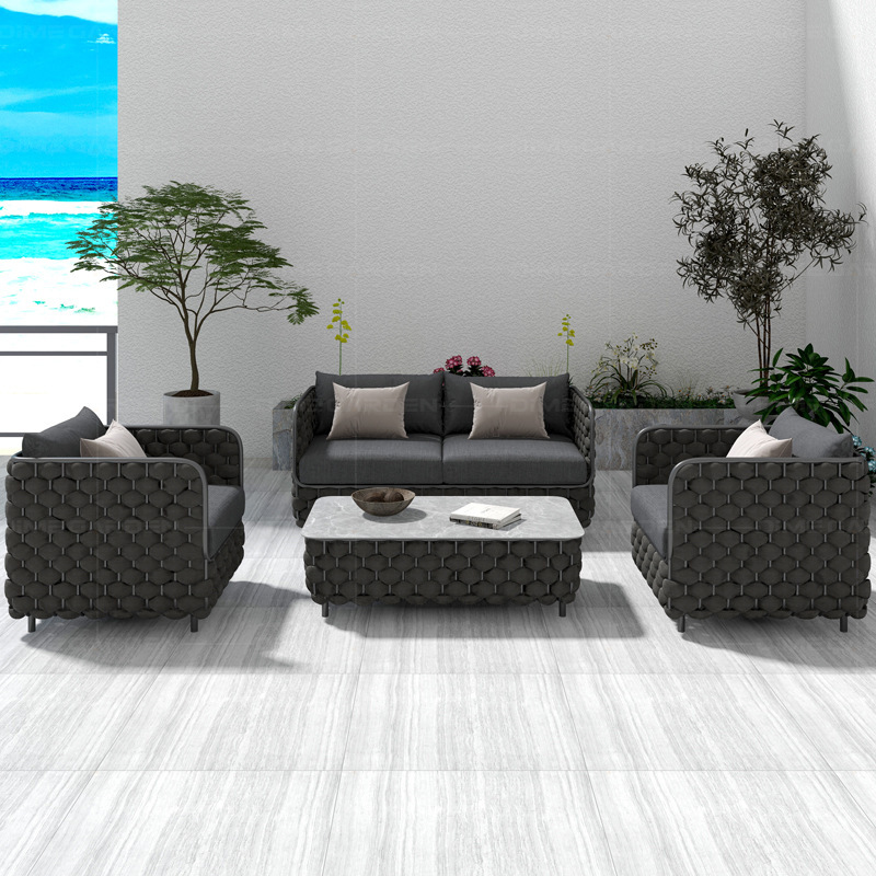 3 Kişilik Dış Mekan Rattan Kol - Outdoor Furniture Grey incelemesi ve fiyatı