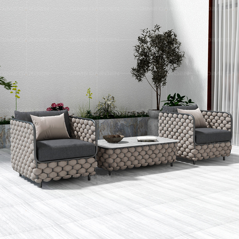 3 Kişilik Dış Mekan Rattan Kol - Outdoor Furniture Grey incelemesi ve fiyatı