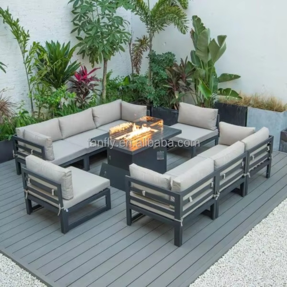 Villa Otel Dış Mekan Mobilya S - Outdoor Furniture With Fire Pit Table incelemesi ve fiyatı