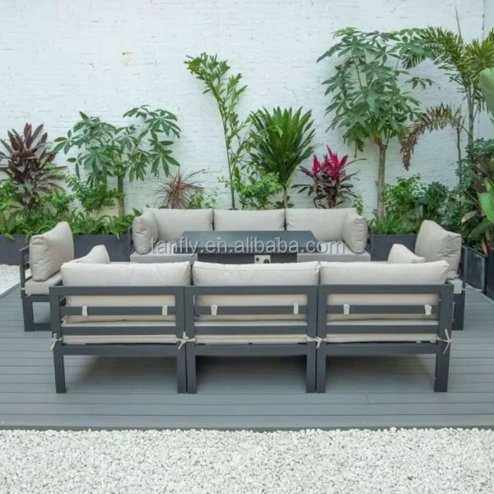 Villa Otel Dış Mekan Mobilya S - Outdoor Furniture With Fire Pit Table incelemesi ve fiyatı