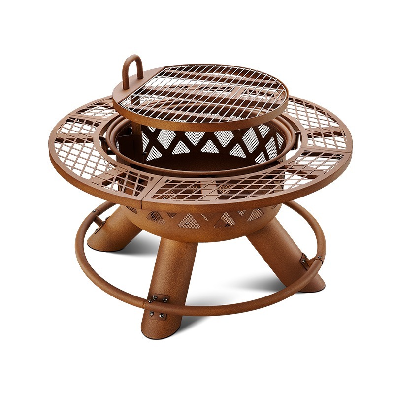 2026 Modern Dış Mekan Çelik Kö - Outdoor Furniture With Fire Pit Table incelemesi ve fiyatı