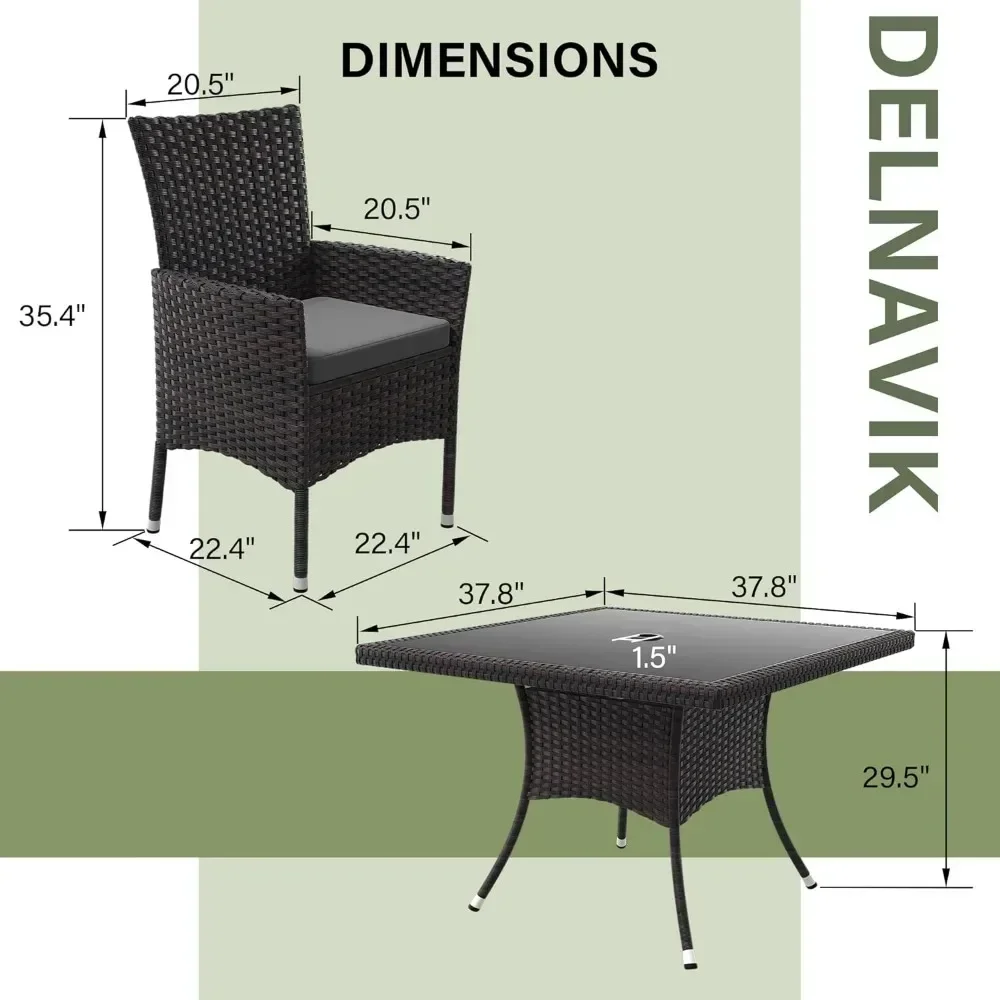 Teras Mobilya Seti, 8 Minderli - Outdoor Furniture Grey incelemesi ve fiyatı