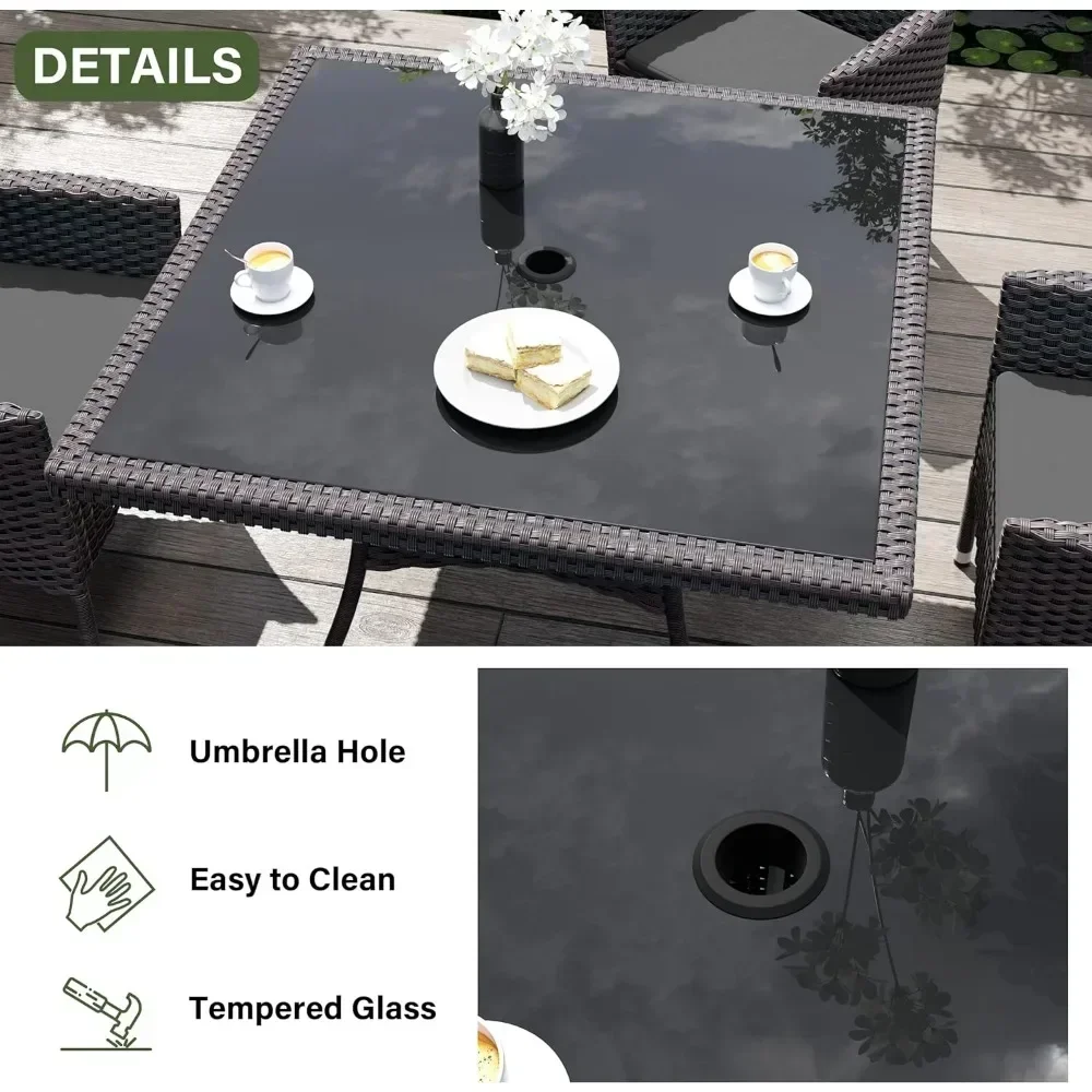 Teras Mobilya Seti, 8 Minderli - Outdoor Furniture Grey incelemesi ve fiyatı